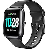 Letsfit Smart Watch, Fitness Tracker with Heart Rate Monitor, Activity Tracker with 1.3 Inch Touch Screen, IP68 Waterproof Pe