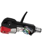 Audio-Technica AT-VM95E Cartridge Mounted On A Headshell In