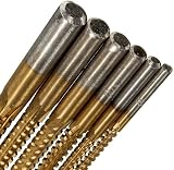 Gasea 6Pcs Drill Bit Set HSS Titanium Coated 3/4/5/6/6.5/8mm 1/4" hex view 5
