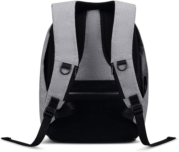 Amazon リュック メンズ レディース 男女兼用 ラップトップバックパック 大容量 撥水 リュック メンズ ビジネス リュック Pcバッグ収納 通勤通学 リュックサック ビジネスマン 大学生 高校生 旅行 28 5 12 42cm グレー1 Qihang メンズ