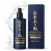 Grain Sea Salt Spray for Men | Texturizing and Volumizing Sea Salt Spray for Hair | Lightweight Volume Mist | Natural Texture | Flexible Hold | Unique Product Formula For all Hair Types | 6floz/177mL