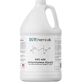 DIYChemicals Polyethylene Glycol PEG 400 for Industrial Manufacturing, Fog Machines, Antifreeze, Solvent, Humectant &ndash; Non-Toxic, Odorless, Bulk - 1 Gallon