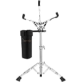 Donner Snare Drum Stand with Drumstick Holder, Adjustable Snare Stand Double Braced Fit for 10 to 14 Inch Dia Drums Handpan a