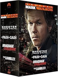Coffret Mark Wahlberg : No Pain No Gain + The Gambler + Shooter + Braquage À L'italienne - Pack