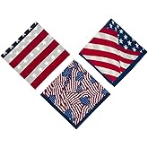 HankieWorld Bandanas 3 pack 6 pack 12 pack 22 inch Cotton Paisley Kerchiefs for Men and Women