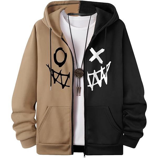 Amazon.com: COZYEASE Boys'Zip Up Hoodies Graphic Long Sleeve