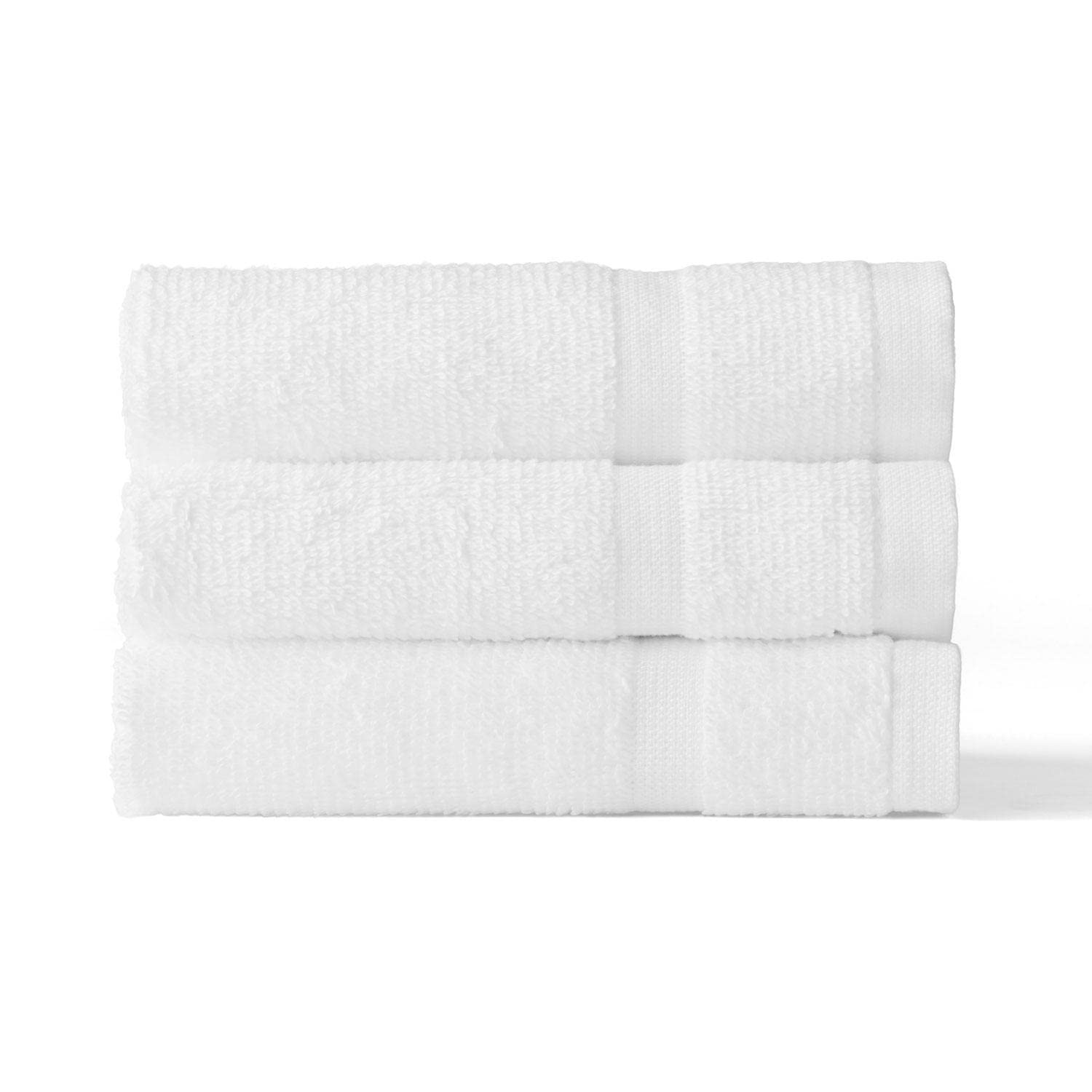 Member's Mark Commercial Hospitality Washcloths, White, 13 x 13 in (24 Count)