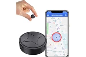 CARTOUR GPS Strong Magnetic Vehicle Anti-Lost Tracker, Mini GPS Tracker for Vehicles No Subscription - Magnetic Smallest GPS Tracker Locator Real Time, Anti-Theft Micro GPS Tracking Device with Free App