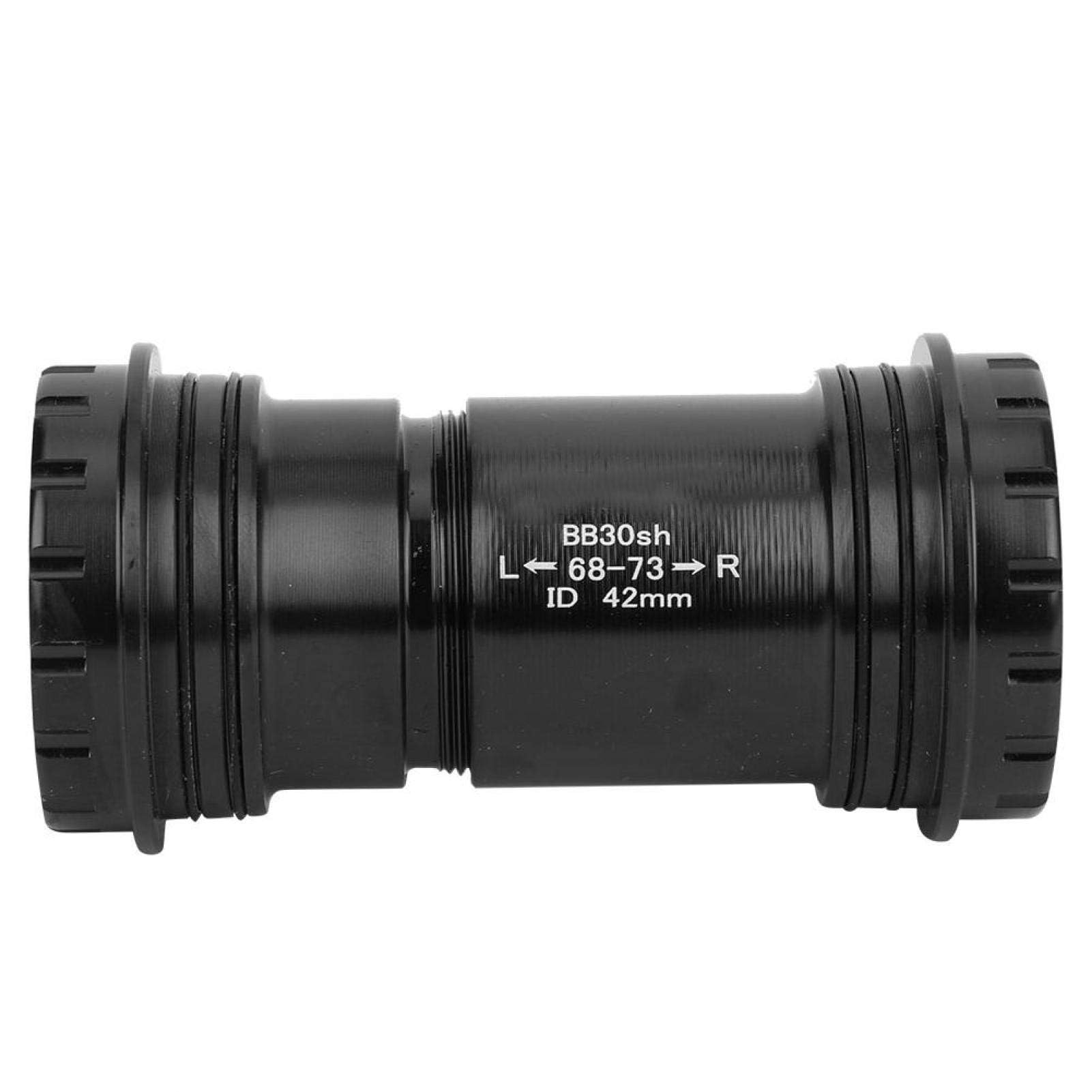 Alomejor Bike Bottom Bracket BB30 Thread Type Bottom Bracket for Mountain Bike Chain Wheel Bottom Bracket (black)