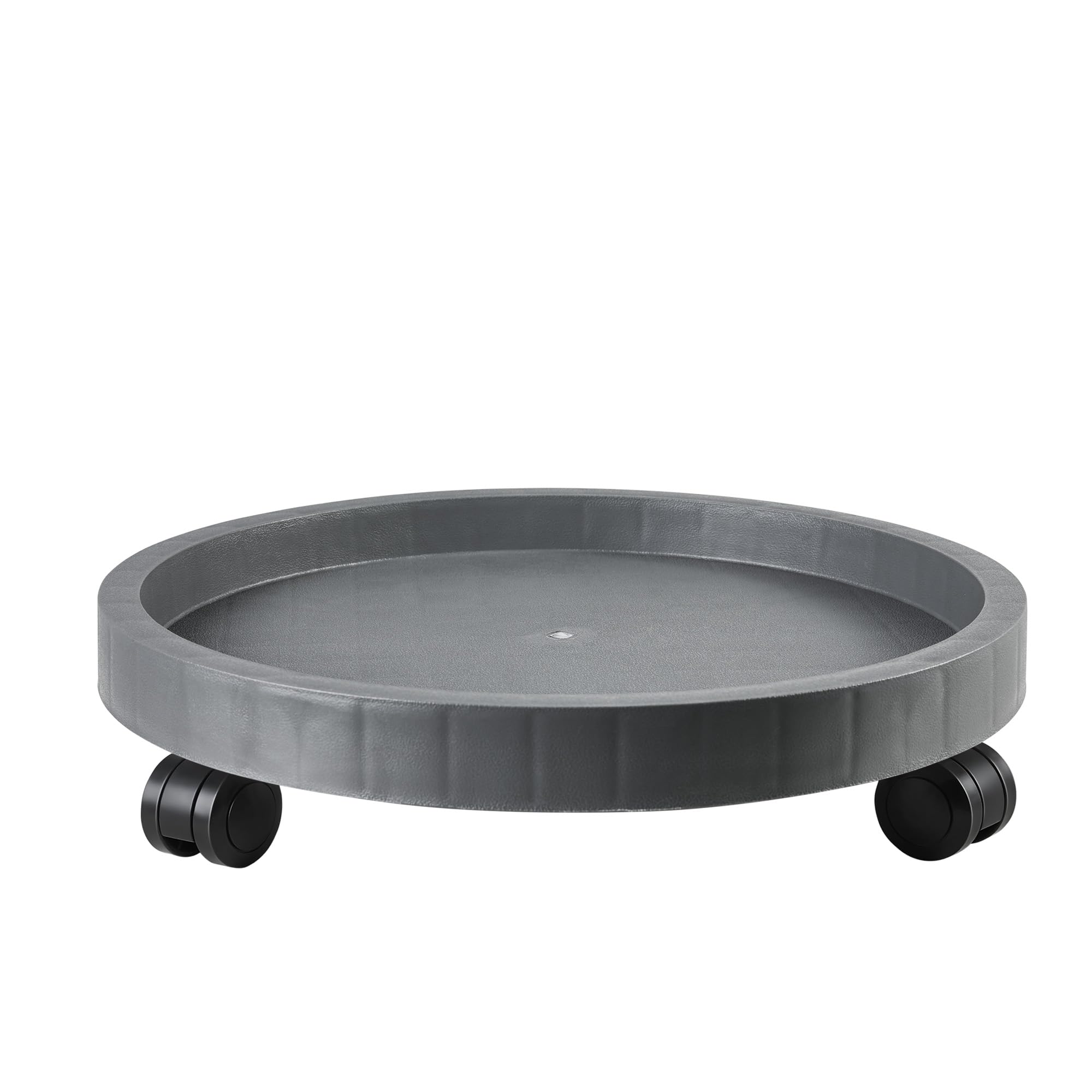 Photo 1 of NAZKAEN 9.8 Inch Planter Caddies Rolling Saucer Caddy with Wheels, Heavy Duty Wheeled Stand for Potted Plant, Round Coaster Roller Base Tray with Casters, Flower Pot Dolly Holder for Indoor Outdoor