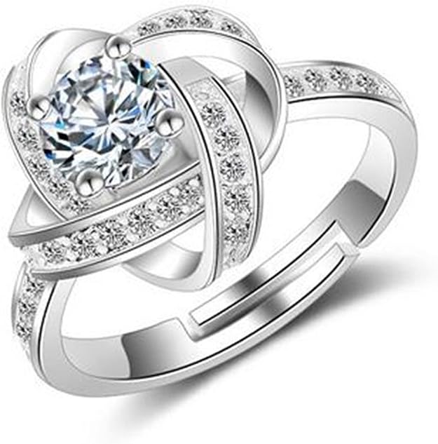 Trilani Bague Cœur en Argent Sterling en argent avec Zirconium Bague » achetez en ligne | Nocibé