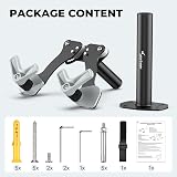 Sportneer Aluminum Bike Wall Mounts with 5 Levels Adjustment 55lbs Hangar view 4
