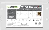 GameMax VP-Series 700W 80 Plus Bronze PSU Semi-Modular RGB Fan White VP-700-RGB view 6