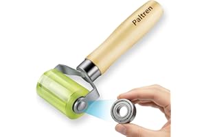 Paltren Seam Roller with Dual Ball Bearings | Professional Application Tool for Automotive Sound Deadening, Wallpaper, Vinyl & Home Workshop | Flawless Results with a Solid PU Wheel