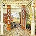 Whaline Fall Harvest Hanging Banner, Fall Porch Sign Autumn Pumpkin Maple Leaf Backdrop Flag for Home Yard Indoor Outdoor Wall Door Thanksgiving Party Decorations, 12 x 72 Inch