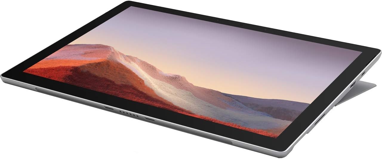 Microsoft Surface Pro 7 12.3” Tablet (Platinum) - Intel 10th Gen Quad Core i5, 8GB RAM, 256GB SSD, Windows 10 Home, 2019 Edition