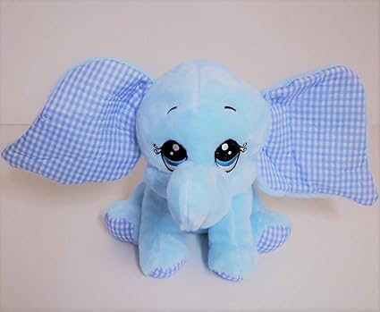 Elefante de pelucia azul Clearance