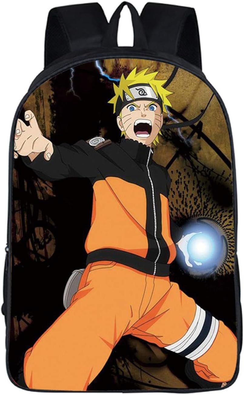GD Tshirts Kids Naruto Backpack Boys School Bag Laptop Bag Backpacks 