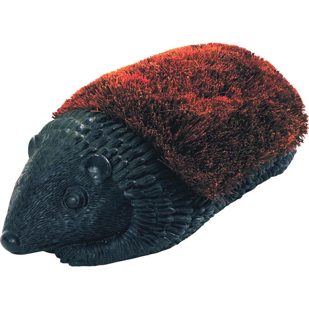 Fallen Fruits NVV9 Small Hedgehog Boot Brush, Brown and Black