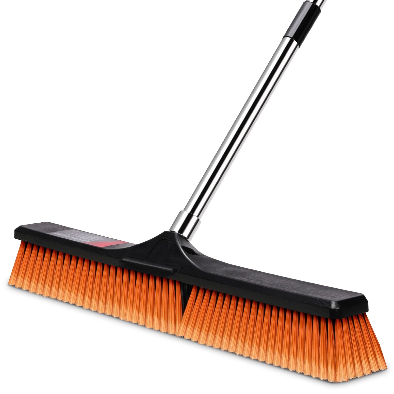 Photo 1 of Gadhra 24" Push Broom Outdoor Heavy Duty,Outdoor Commercial Broom Brush for Floor Cleaning with 55" Long Handle for Shop,Garage,Garden,Industrial