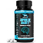 GALACTIC SUPPS Space Dust All-Natural Nootropic Brain Supplement for Focus, Energy, Memory &amp; Mood with Caffeine, L-Theanine, TeaCrine, L-Tyrosine, Mucuna &amp; Lutein &ndash; 60 Capsules