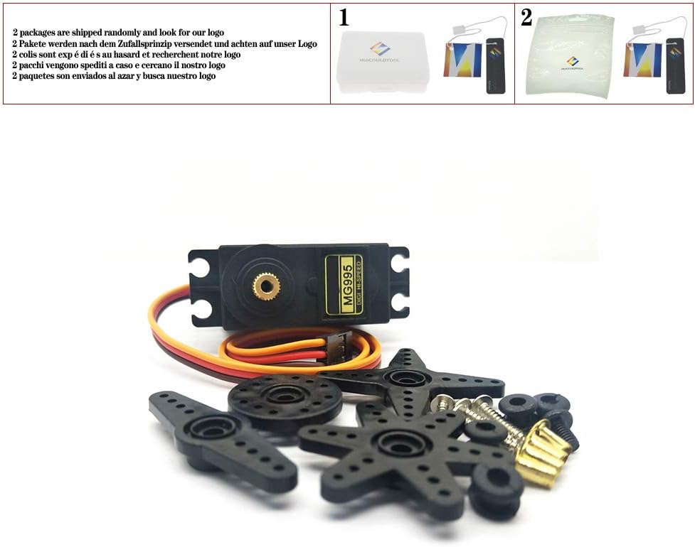 MG995 metal copper gear steering gear / 55g servo / remote control car / boat / 13 kg large torque steering gear 90-180 degrees,MG995