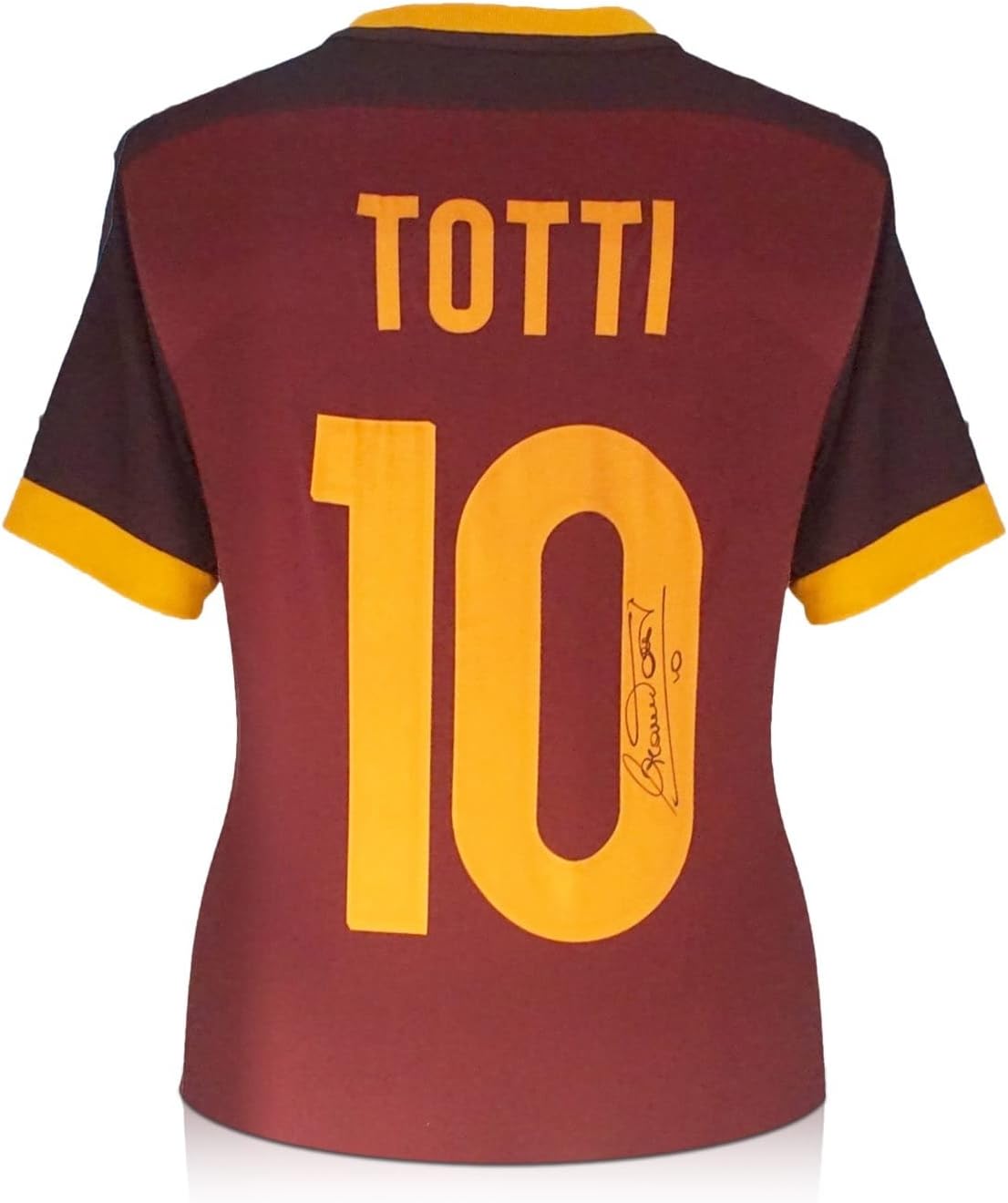 Francesco Totti Signed AS Roma Authentic Soccer Jersey 2015-16