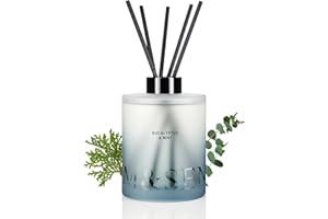 M&SENSE Eucalyptus & Mint Reed Diffuser Set - 16.9 fl oz Long-Lasting Fragrance, Non-Toxic Scent Diffuser with Natural Oil St