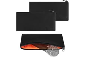 Geekria for Creators Microphone Zippered Pouch 3 Pack Compatible with Audio-Technica AT2005USB, ATR2100x-USB, AT2010, Shure S