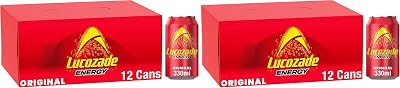 Lucozade Energy Original 12x330 ml Pack of 2 Brand New