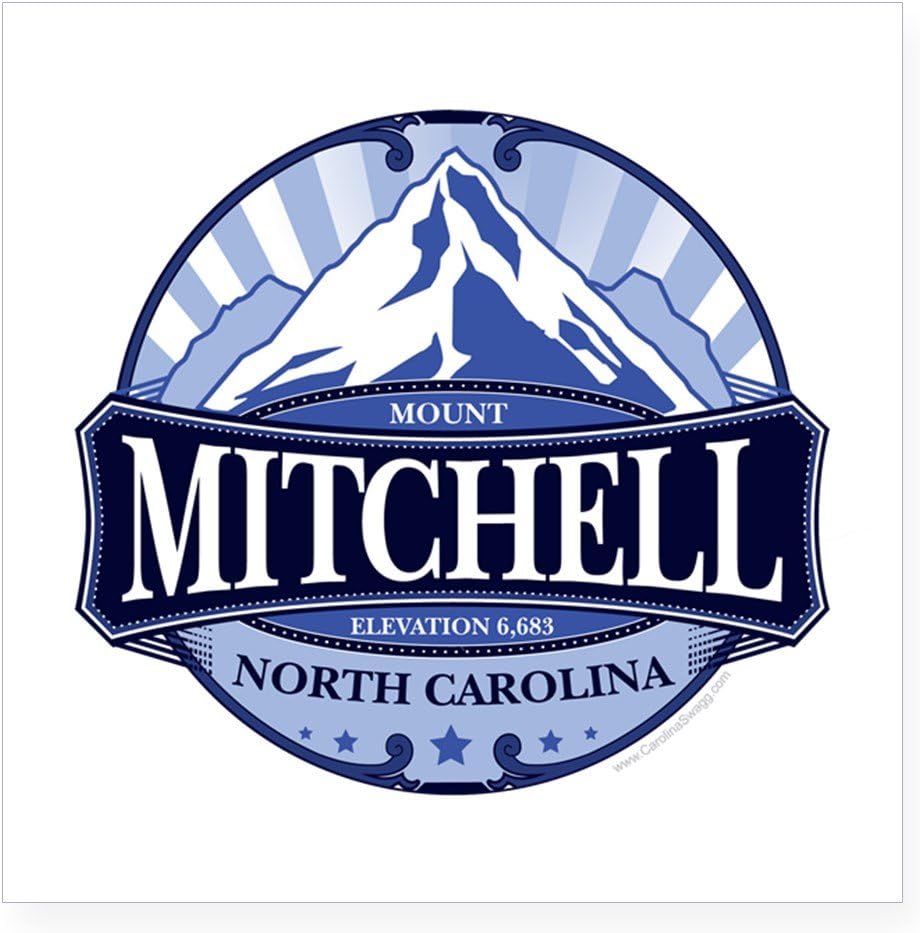 Amazon Com Cafepress Mount Mitchell North Carolina Sticker Square