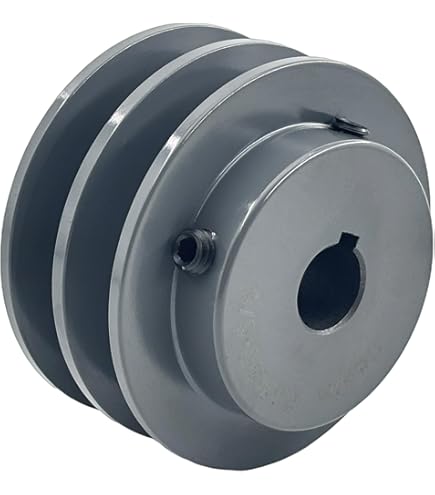 Sourcing Map AK34-5/8 V-Belt Sheave 5/8"Bore 3.45"OD Single Groove