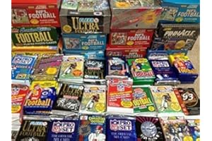 TOPPS 100 Vintage Football Cards in Old Sealed Wax Packs - Perfect for New Collectors