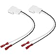 2 Pack 72-8104 Speaker Harness Adapter Compatible with Toyota Speaker Wire Harness Adapter Plug Compatible with Toyota Tacoma Tundra Camry Corolla 4 Runner Scion Pontiac Speaker Wiring Harness Adapter