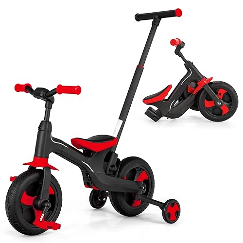 BABY JOY in Toddler Tricycle, Folding Kids Trike Baby Balance