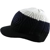 RW Knitted Cotton Skully Beanie Visor
