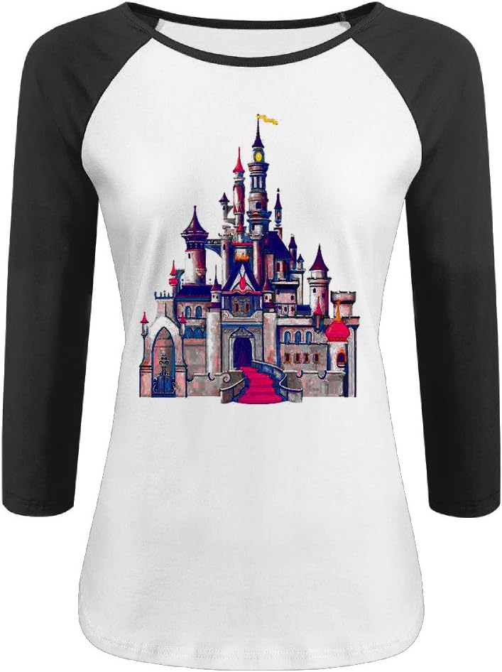 Womens Princess 3/4 Sleeve\r\n T Shirt Joker Tshirts
