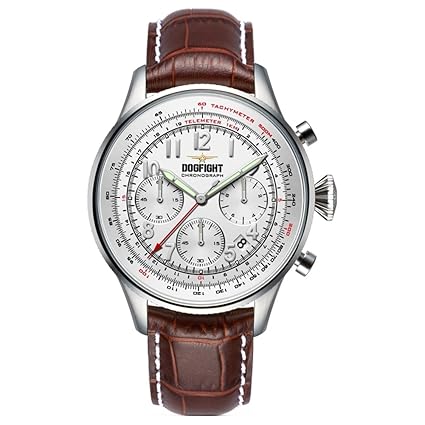 Wingman Analogue White Dial Mens Watch(DF0034)