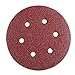 LotFancy 6-Inch 6-Hole 40 Grit Sanding Disc - Hook and Loop Orbit Sander Sandpaper, Pack of 90