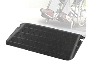 ELLUMIN 2.5" High Wheelchair Ramp Rubber Threshold Ramps for Wheelchairs for Home, 2200 lbs Weight Capacity, Non-Slip Surface for Wheelchair,Strollers,Scooters Home Doorways Use