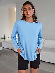 Trendy Queen Womens Oversized Long Sleeve T Shirts