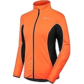 INBIKE Women's Cycling Jacket Biking Running Windbreaker Thermal Fleece Lined Reflective Coat for Cold Weather Winter