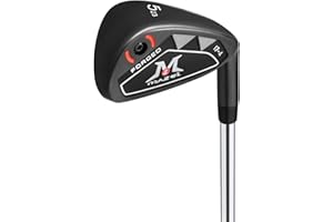 MAZEL Men Golf Iron Set (9PCS) or 1,2,3,4,5,6,7,8,9,Pitching Wedge,Sand Wedge with Steel Shafts for Right Handed Golfers