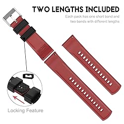 Ritche 24mm Silicone Watch Bands Quick Release