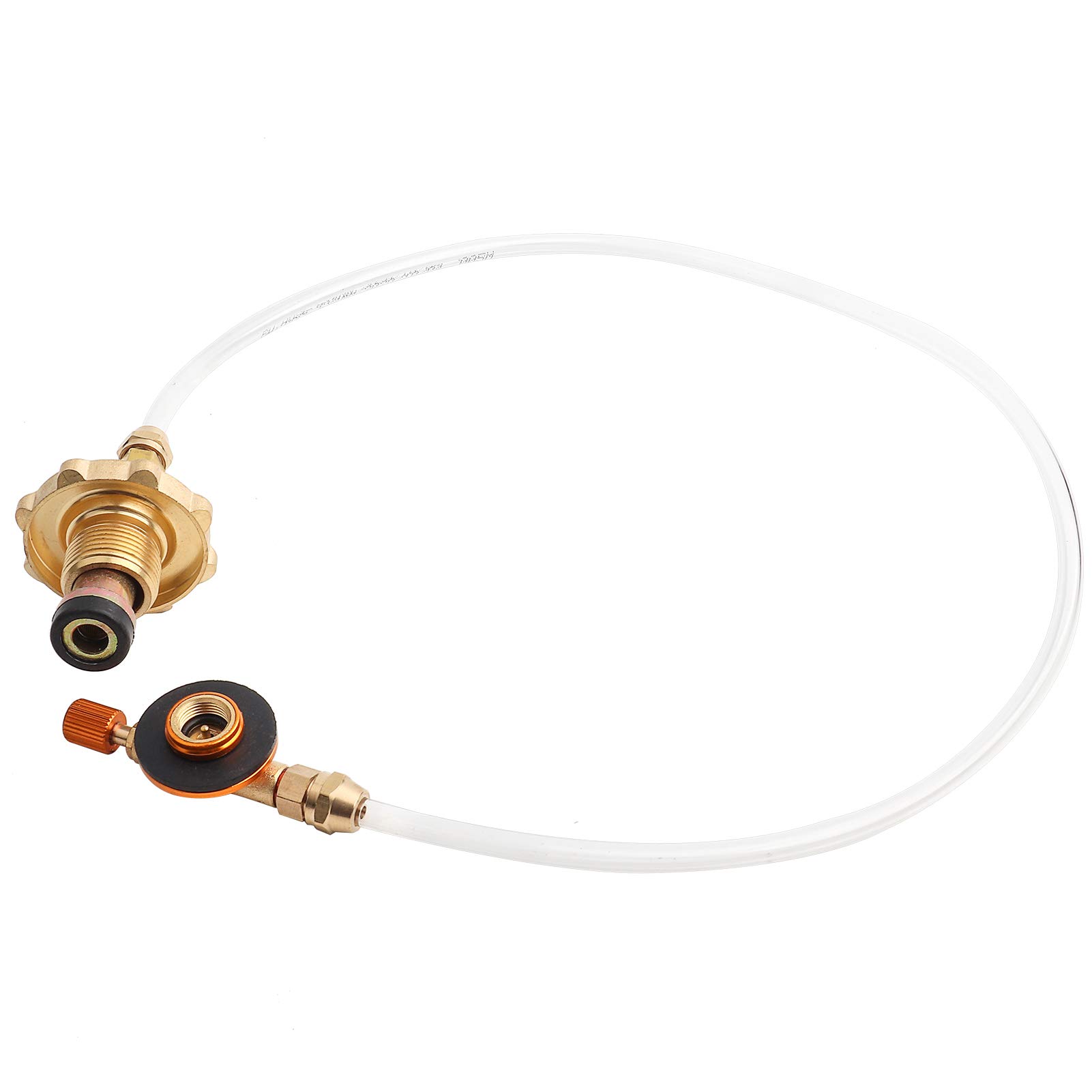 Tbest Gas Stove Adaptor,propane refill adapter,Propane Refill Adapter,Cam Gas Stove Adapter, Propane Tank Adapter Gas Bottle Refill Converter Hose Cam Stove LPG Flat Tank Connector for Outdoor Cam