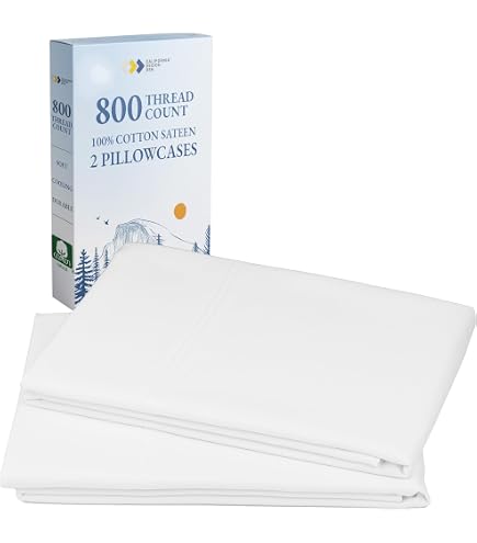 100% Egyptian Cotton Sheets Set – 1000 Thread Count, Extra Deep Pocket, Super Soft Sateen Weave