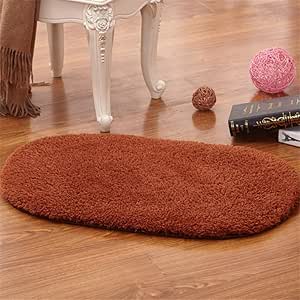 JJSDT La Alfombra Esteras ovaladas Grueso i-Slip Alfombrillas de baño