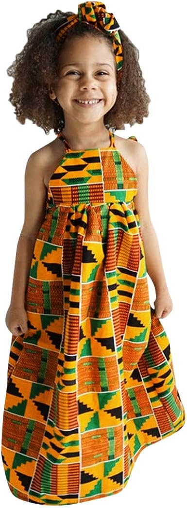 Zhmei Vetement Fille Bebe Enfant Bande De Cheveux Princesse Decontractee Imprime Africain Pour Fille Robe De Fille Mariage Amazon Fr Vetements Et Accessoires