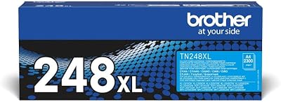 Brother TN-248XLC Toner Cartridge Cyan High Yield Single Original