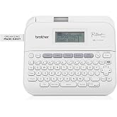 Brother P-Touch PT-D410 Home / Office Advanced Label Maker | Connect via USB to Create and Print on TZe Label Tapes up to ~3/4 inch, White